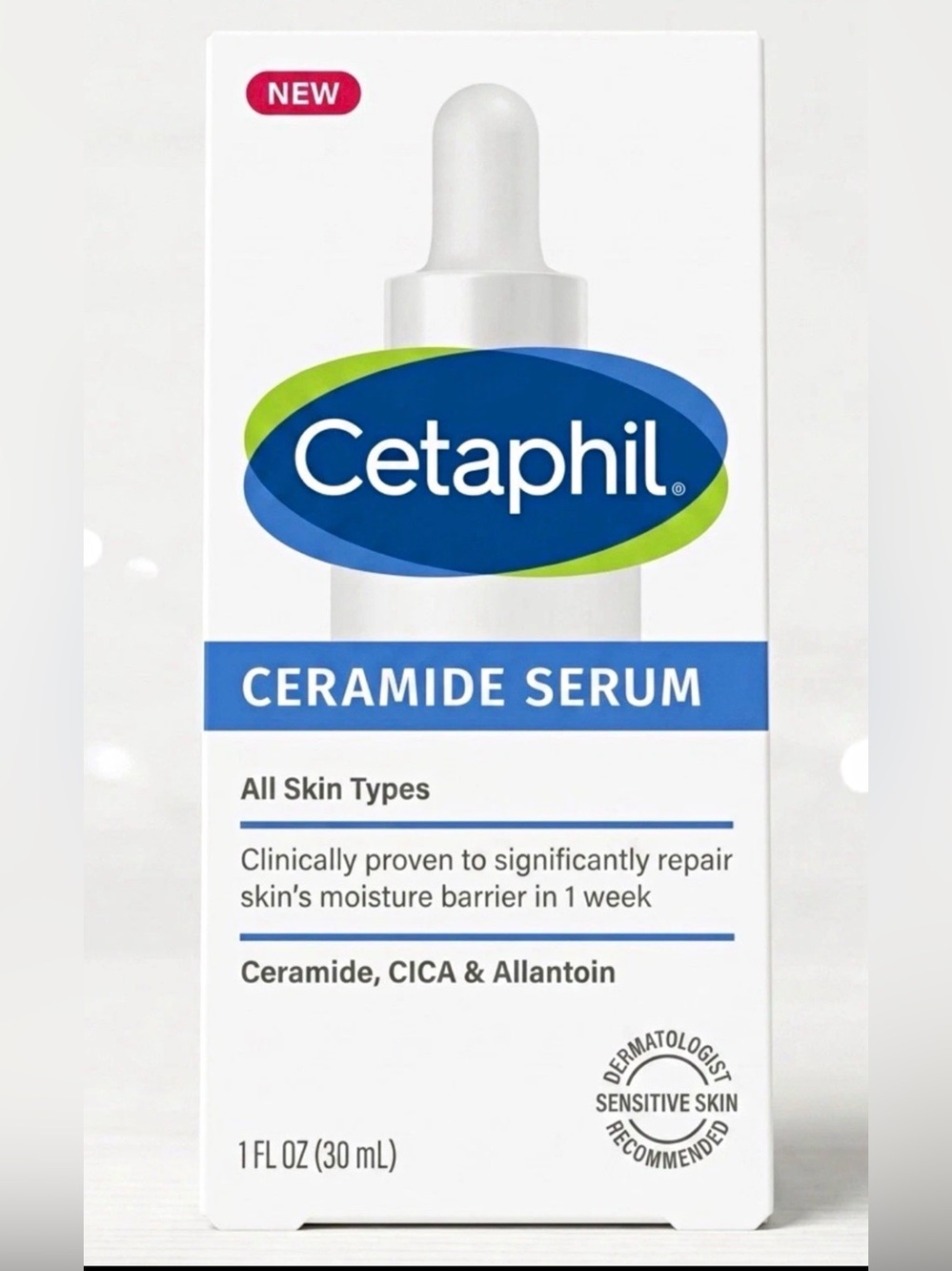 Cetaphil Hydrating Ceramide Face Serum w/ CICA + Allantoin 1 fl oz